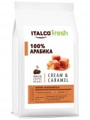 Кофе в зернах ITALCO Крем-карамель (Cream & Caramel) ароматизированный, 375 г   ароматизированный   для приготовления в турке