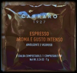 Кофе в чалдах Carraro Aroma e Gusto Intenso (Карраро Арома э Густо Интенсо)   со сбалансированным вкусом  производства Италия