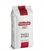 Кофе в зернах Carraro Tazza D`Oro 1 кг     производства Италия для приготовления в гейзерной кофеварке