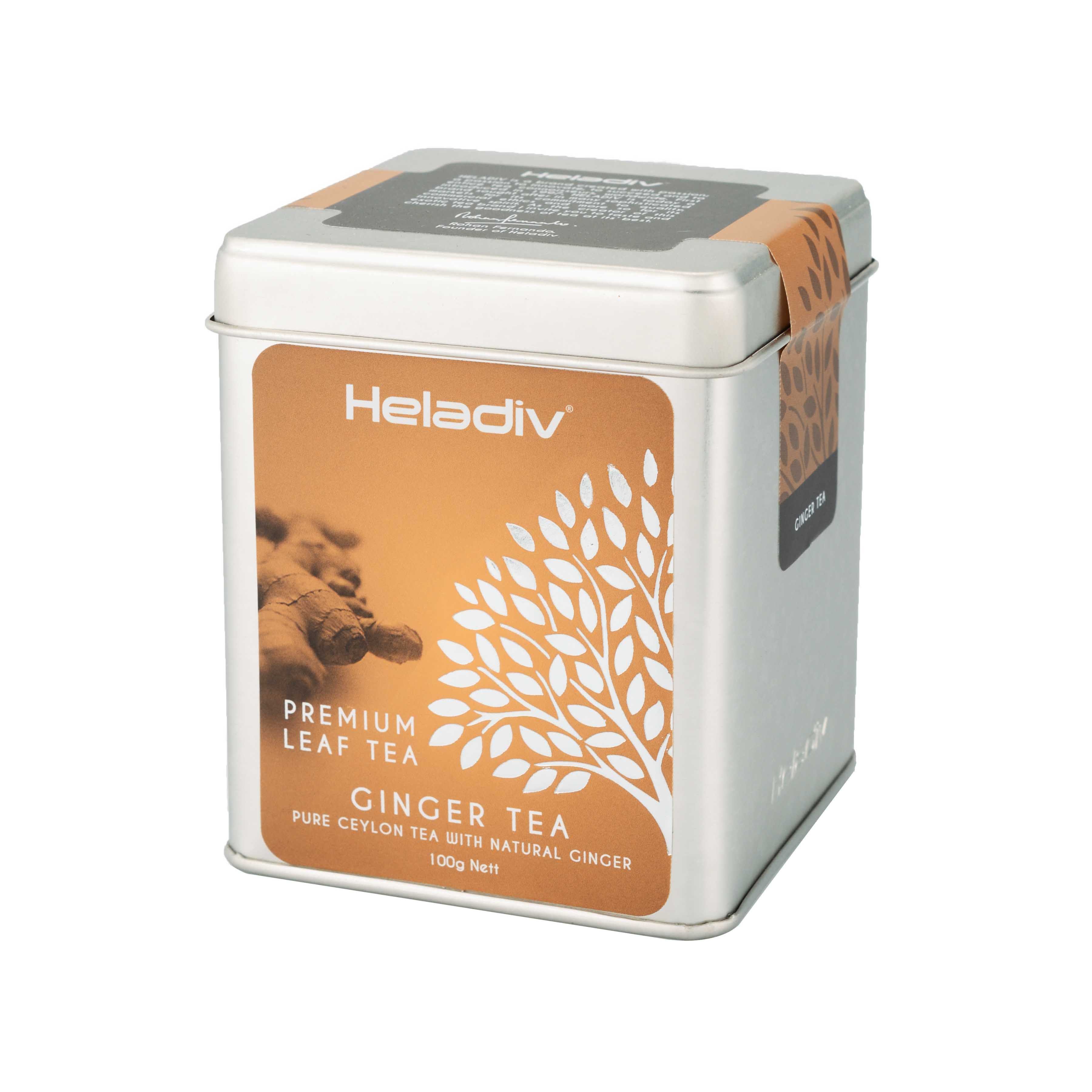 Чай черный листовой Heladiv Ginger Tea 100г