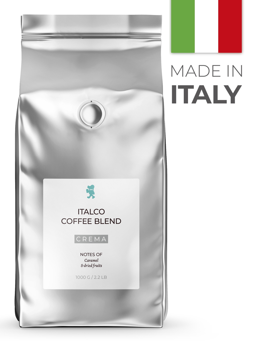 Кофе жареный в зернах ITALCO CREMA 1000 г