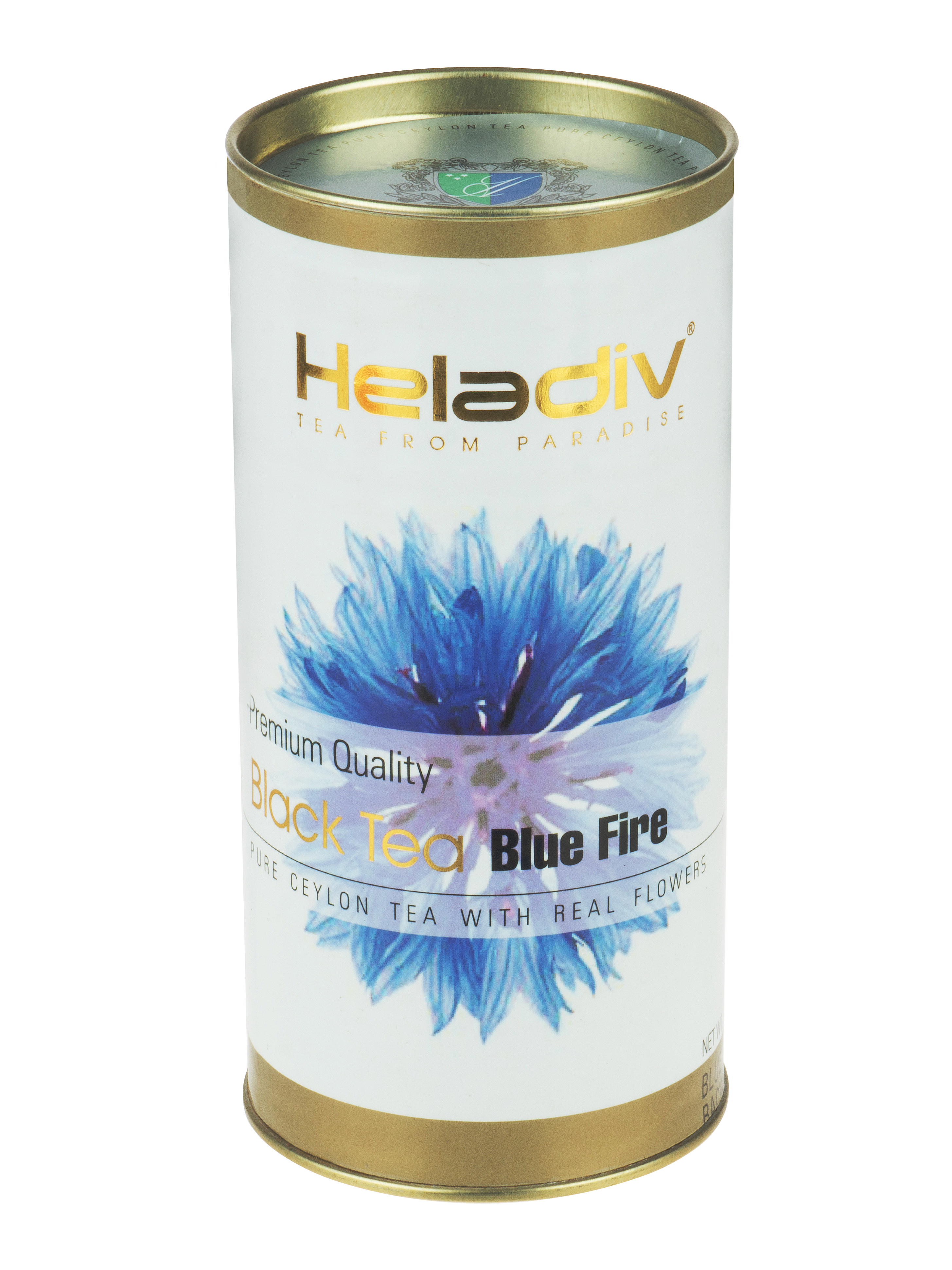 Чай чёрный листовой Heladiv Blue Fire в тубе, 100 г