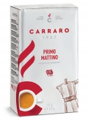 Кофемашина бесплатно  Кофе молотый Carraro Primo Mattino 250 г      для приготовления в турке