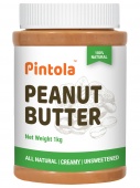 Кремовая арахисовая паста без добавления сахара Pintola Creamy Natural, 1кг