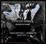 Кофе в чалдах Carraro Espresso Arabica (Карраро Эспрессо Арабика) 100% Арабика  с мягким вкусом