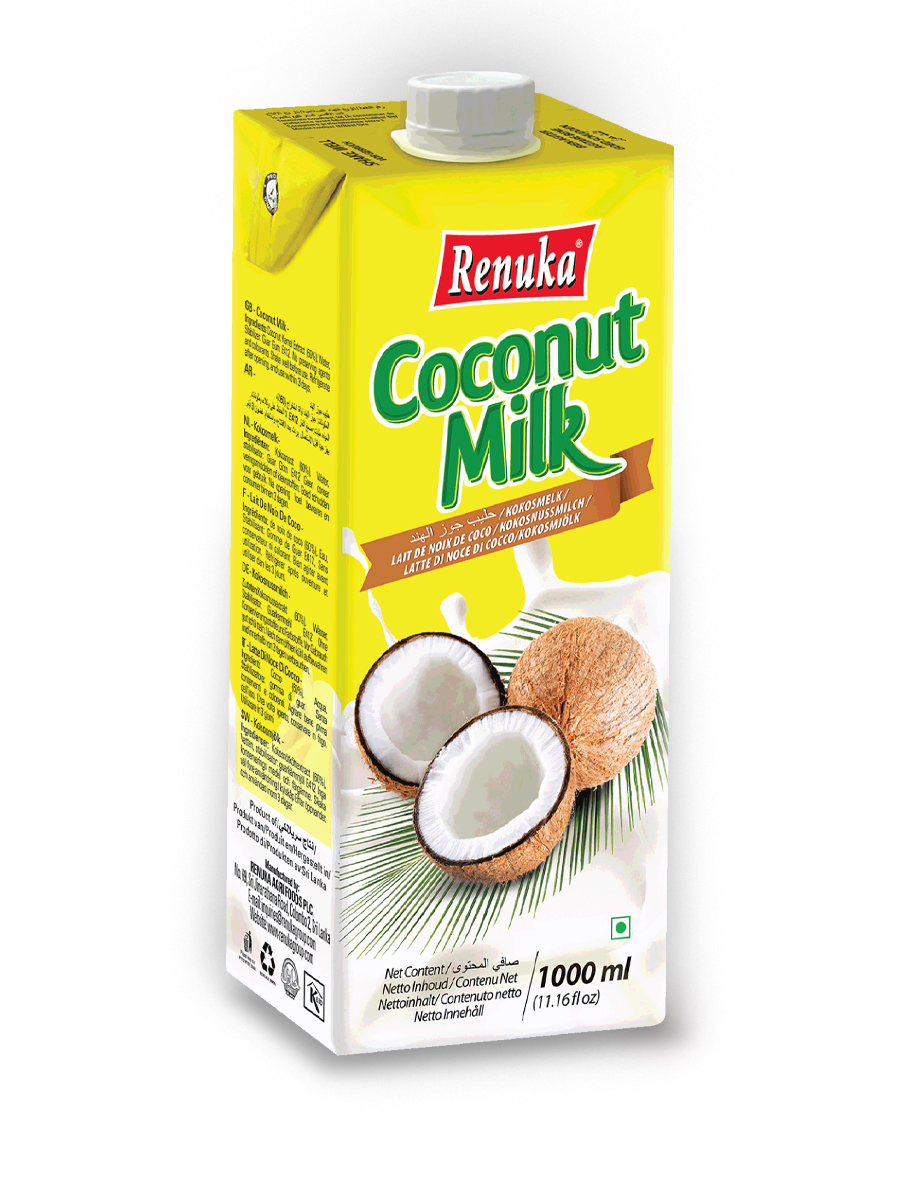 Молоко растительное кокосовое Renuka Coconut Milk (жирность 17%), 1 л