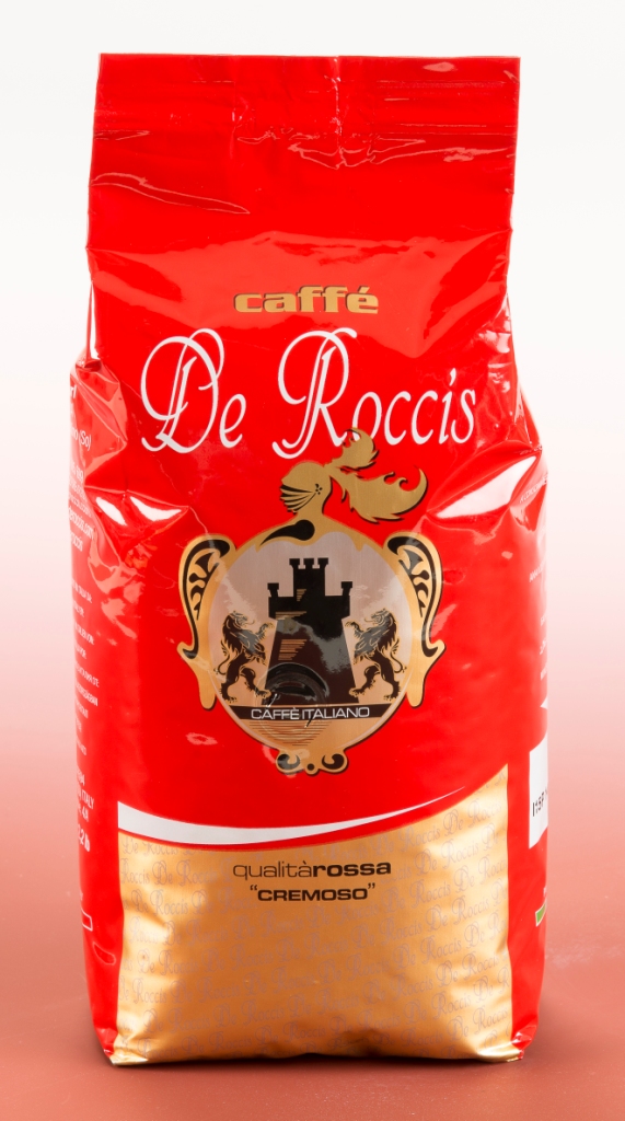 Кофе в зернах Caffe De Roccis Rossa-Red (Кофе Де Роччис Росса-Ред) 1 кг