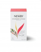 Чай в пакетиках Newby Mango & Strawberry (Ньюби Манго и Клубника) 25 пакетиков для дома